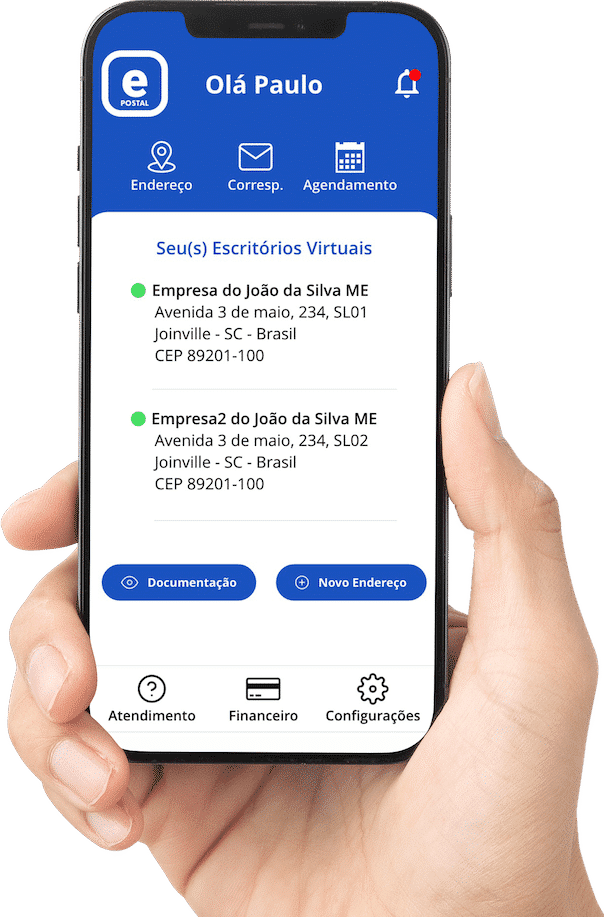 ePostal - Aplicativo de Escritório Virtual